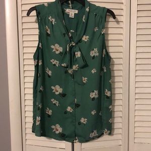 Rachel Zoe Collared Tank Top Blouse